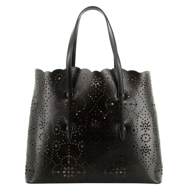 Open Tote Laser Cut Leather Large at 1stDibs