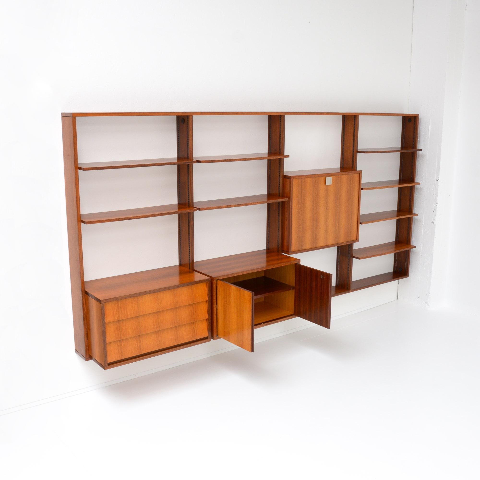 Mid-Century Modern Open Wall Unit by Alfred Hendrickx for Belform