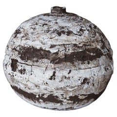 Open Water Moon Jar -Textured Ceramic Vessel, Mugly.Nyc, Glacier Collection 2023
