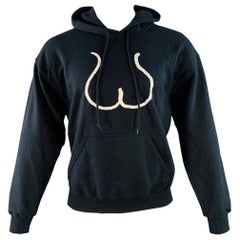 OPEN CEREMONY x YOKO ONO Taille M Sweat à capuche en coton mélangé imprimé noir et blanc