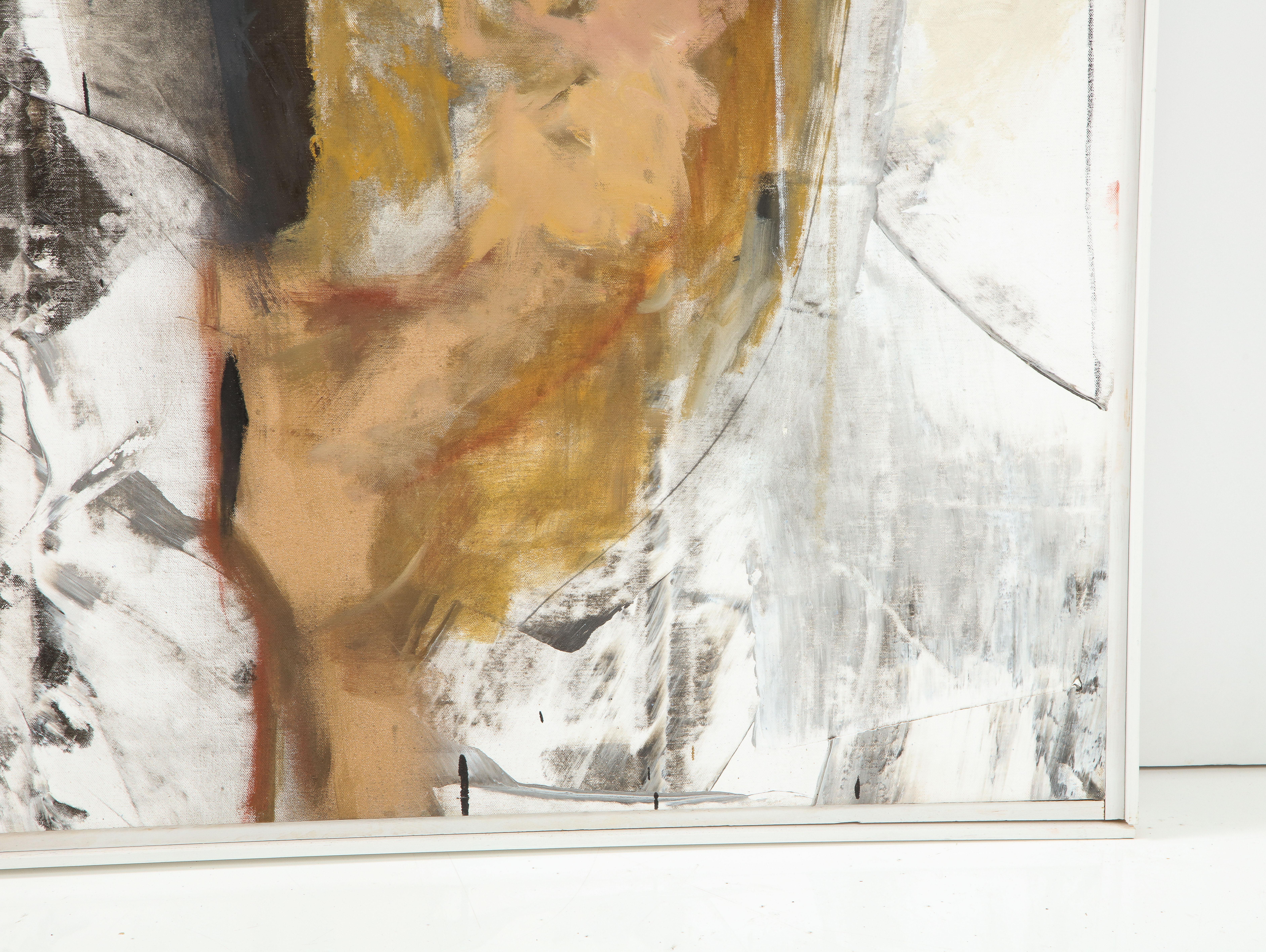 „Öffnung“, großes abstraktes Gemälde in Mischtechnik auf Leinwand von Kathi Robinson Frank (amerikanisch) im Angebot