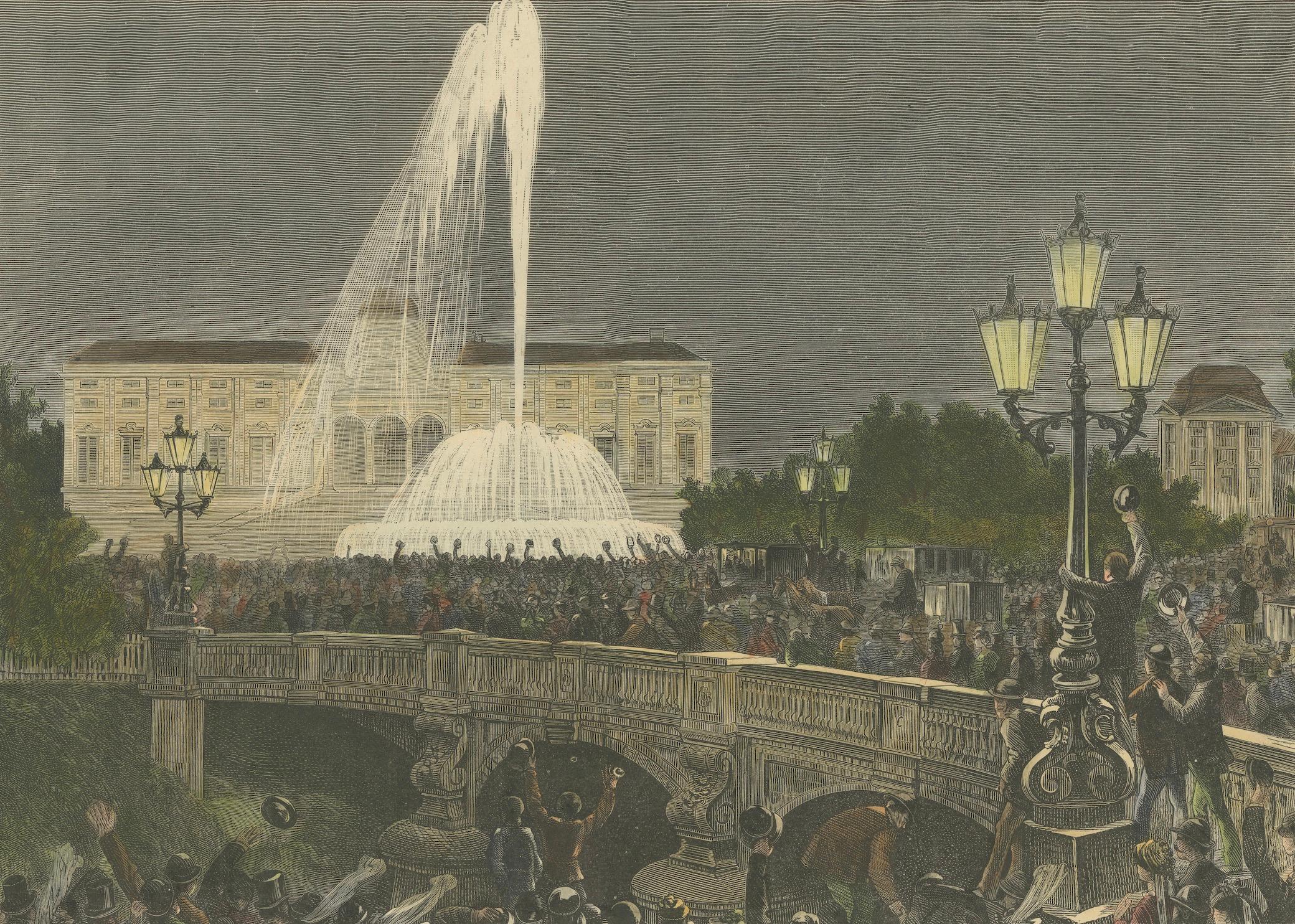 Opening of Vienna Water Supply – Schwarzenbergplatz Fountain Celebration, 1873