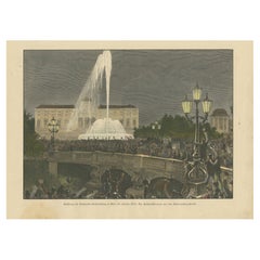Opening of Vienna Water Supply – Schwarzenbergplatz Fountain Celebration, 1873