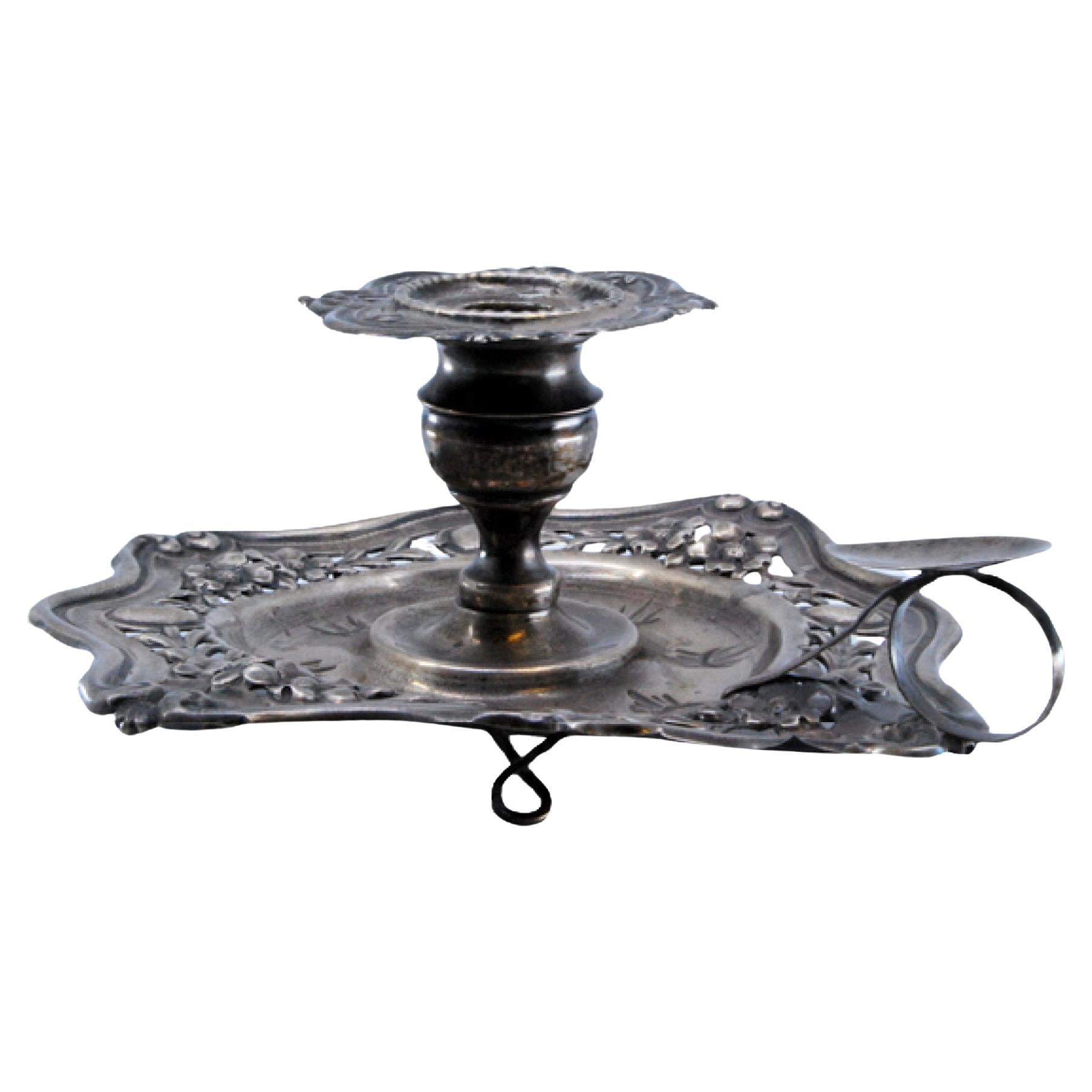 Openwork and cut-out silver paddle