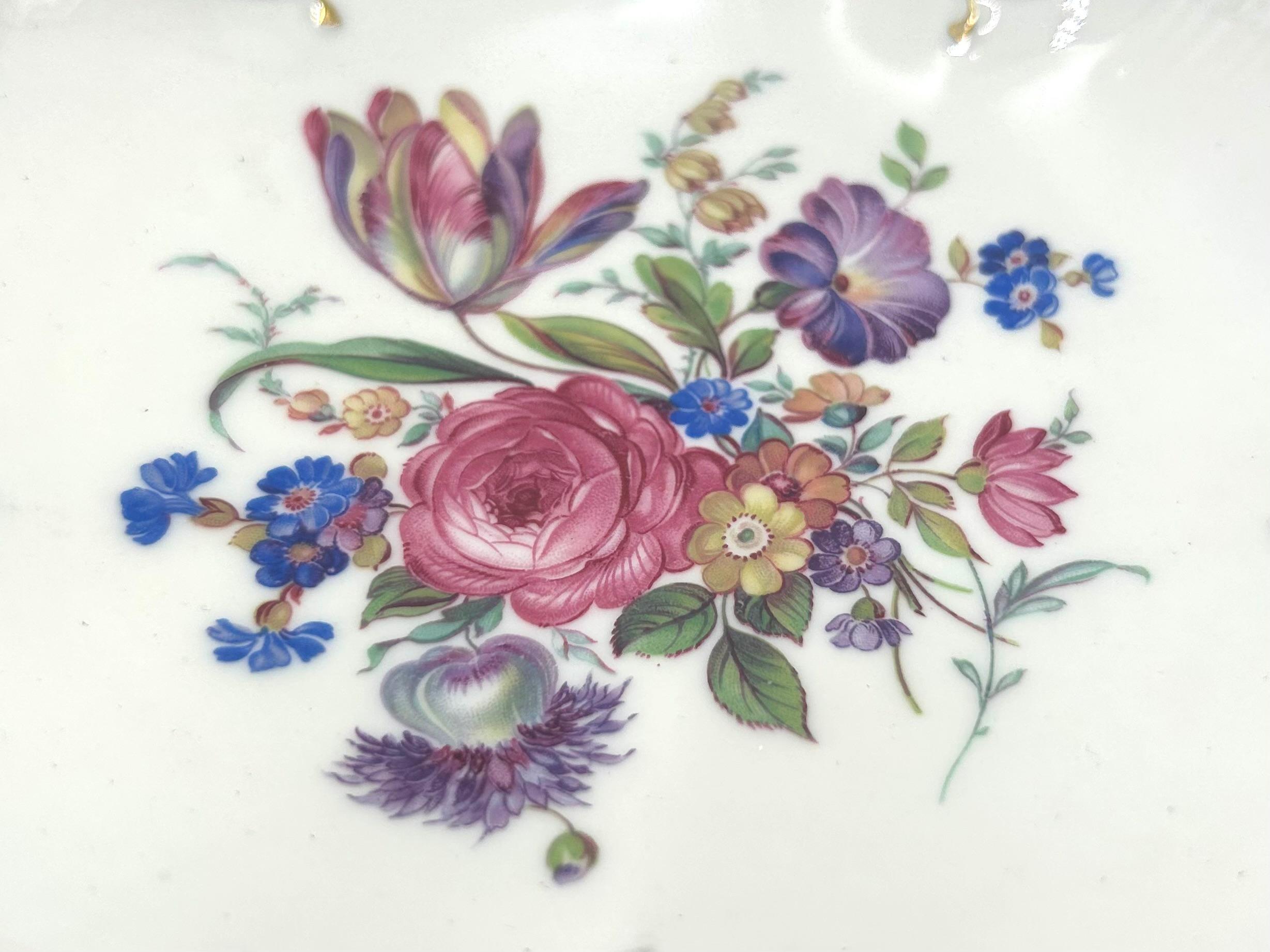 Porcelain Openwork Plate, Rosenthal Moliere, Germany, 1957 For Sale