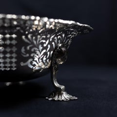 Openwork Silver basket, Master Chas. Wright, London 1771