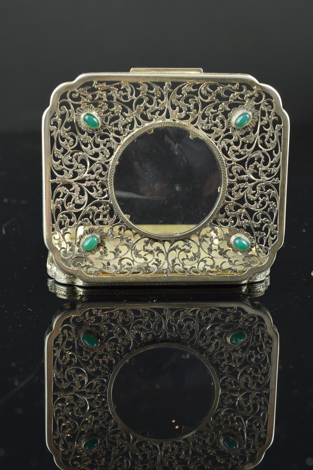 Silberkästchen mit durchbrochener Schachtel, 19. Jahrhundert 4