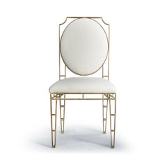 Openwork Steel Dining Chair