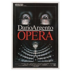 Opera 1987 Italian Due Fogli Film Poster