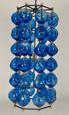 Opera Chandelier "Aqua Blue" by Bourgeois Boheme Atelier