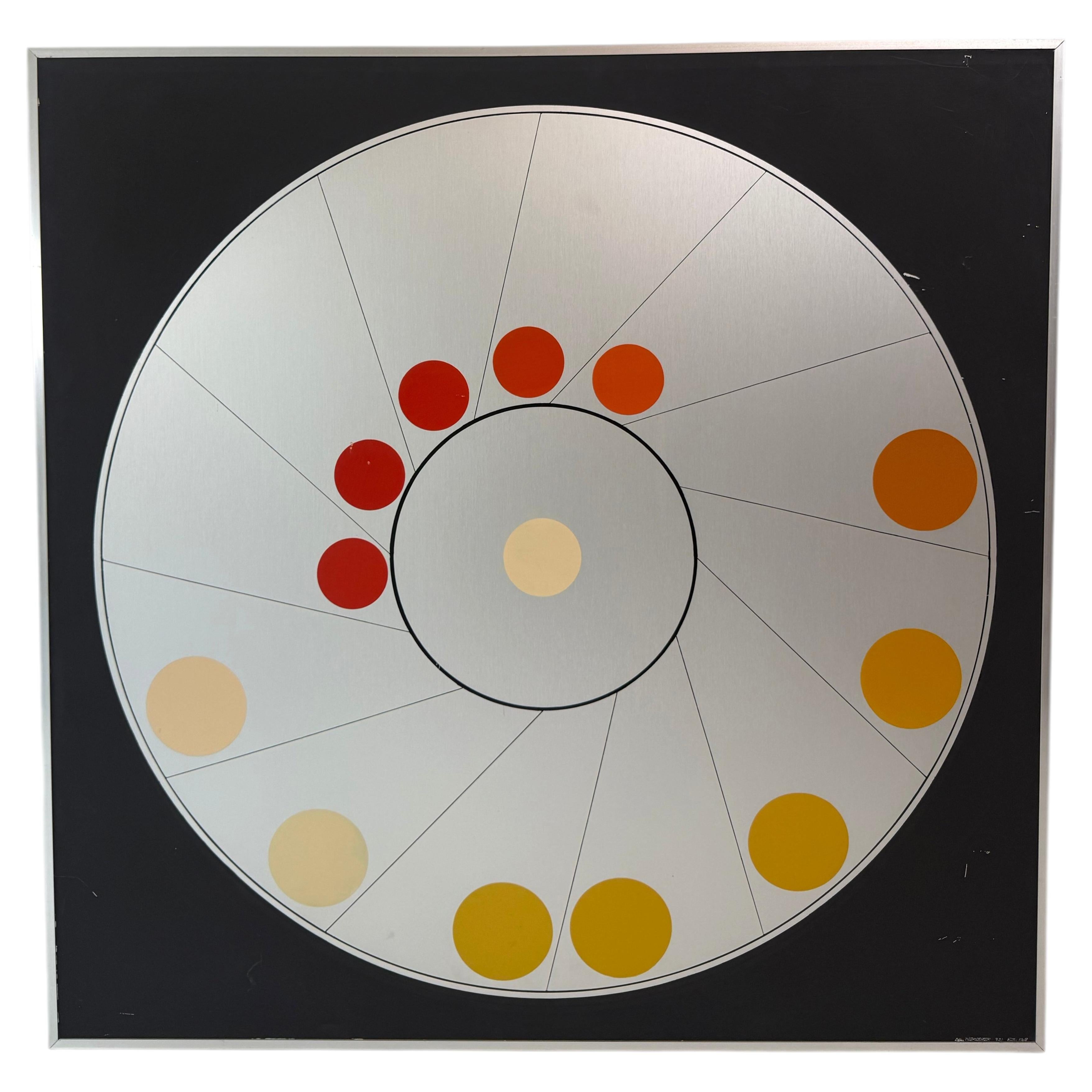 Op Art kinetic work - 1970s Italy For Sale