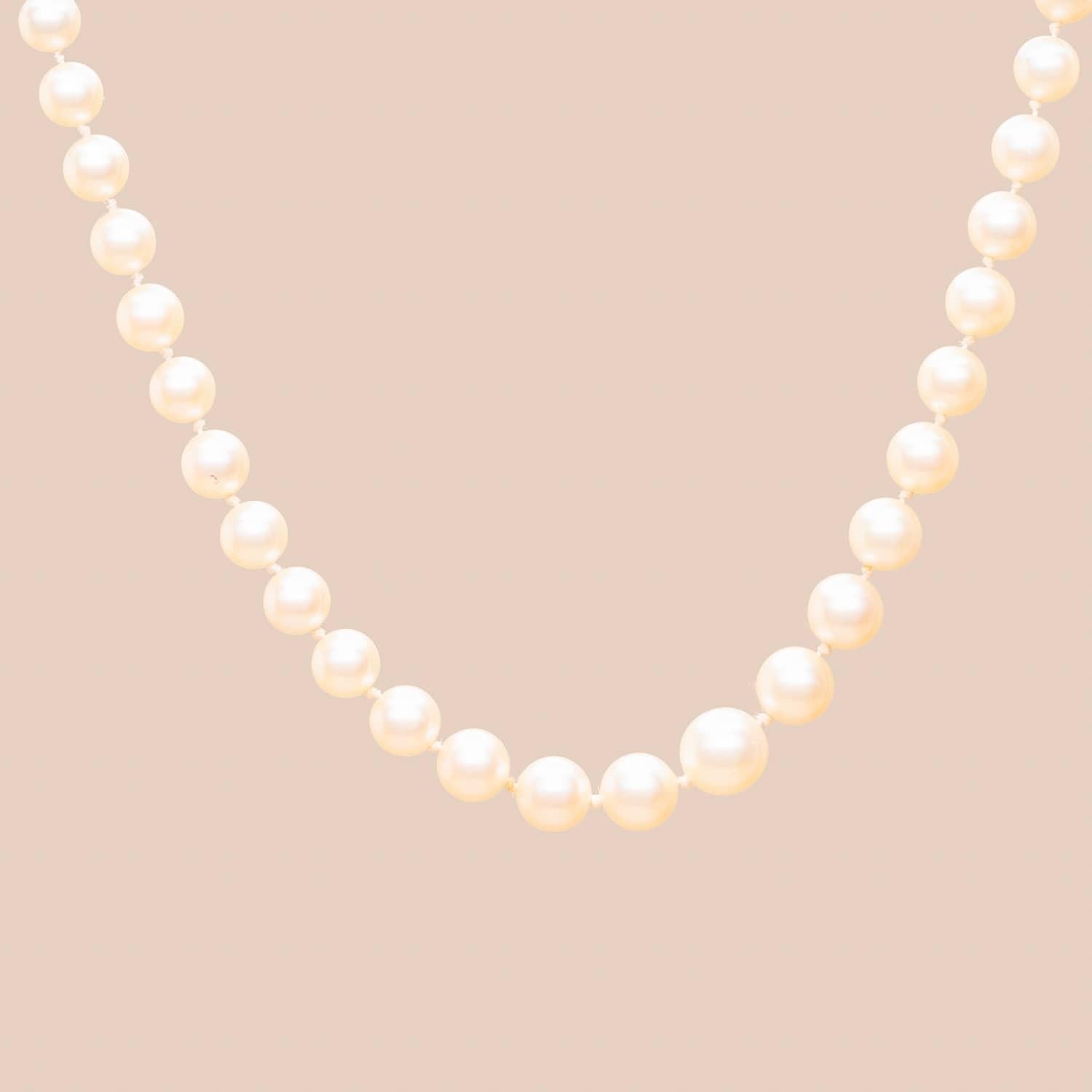 Bead Opera Cultured Pearl Necklace For Sale