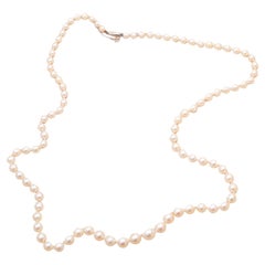 Used Opera Cultured Pearl Necklace