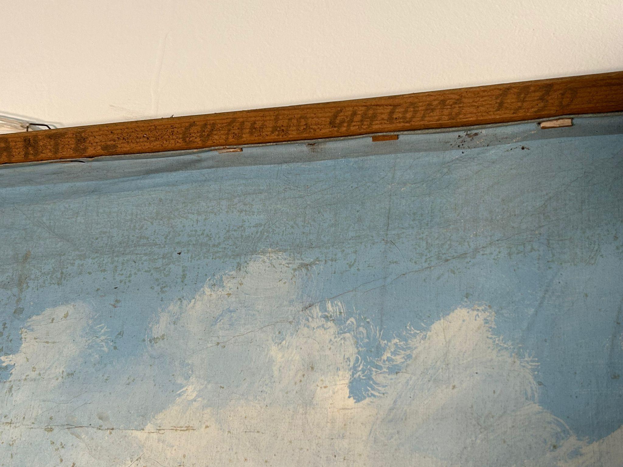 Opera dei Pupi Theaterkulisse auf Leinwand gemalt von F. Paolo Cardinale, 1940er Jahre im Angebot 11