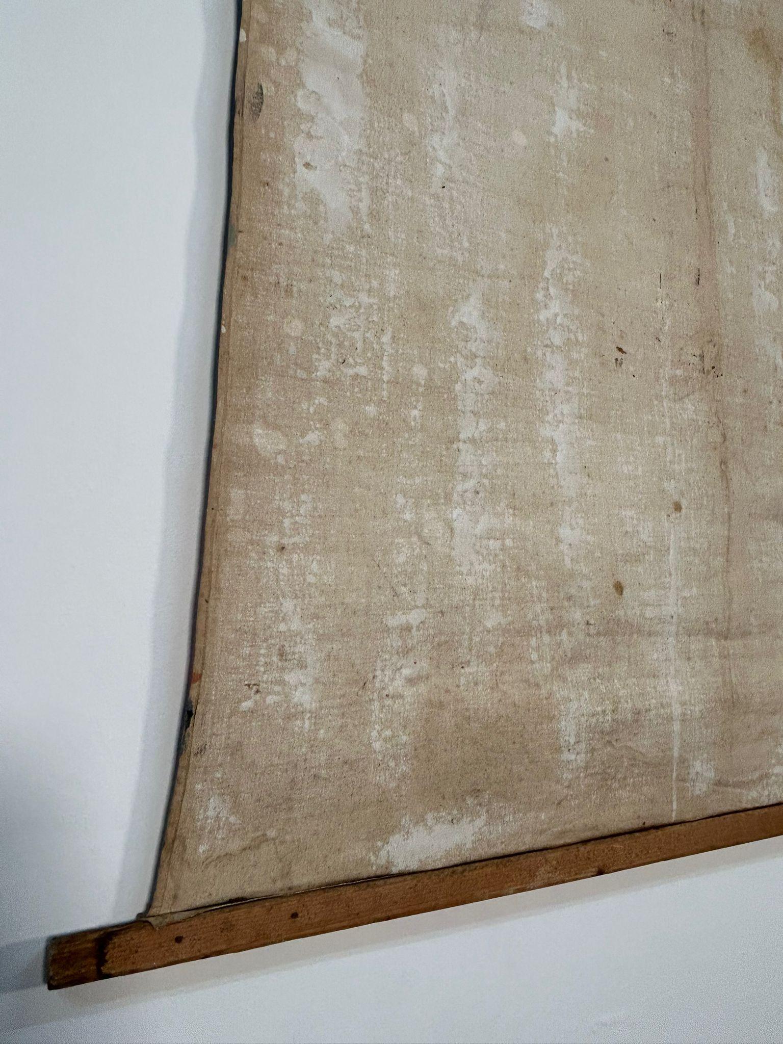 Opera dei Pupi Theaterkulisse auf Leinwand gemalt von F. Paolo Cardinale, 1940er Jahre im Angebot 13