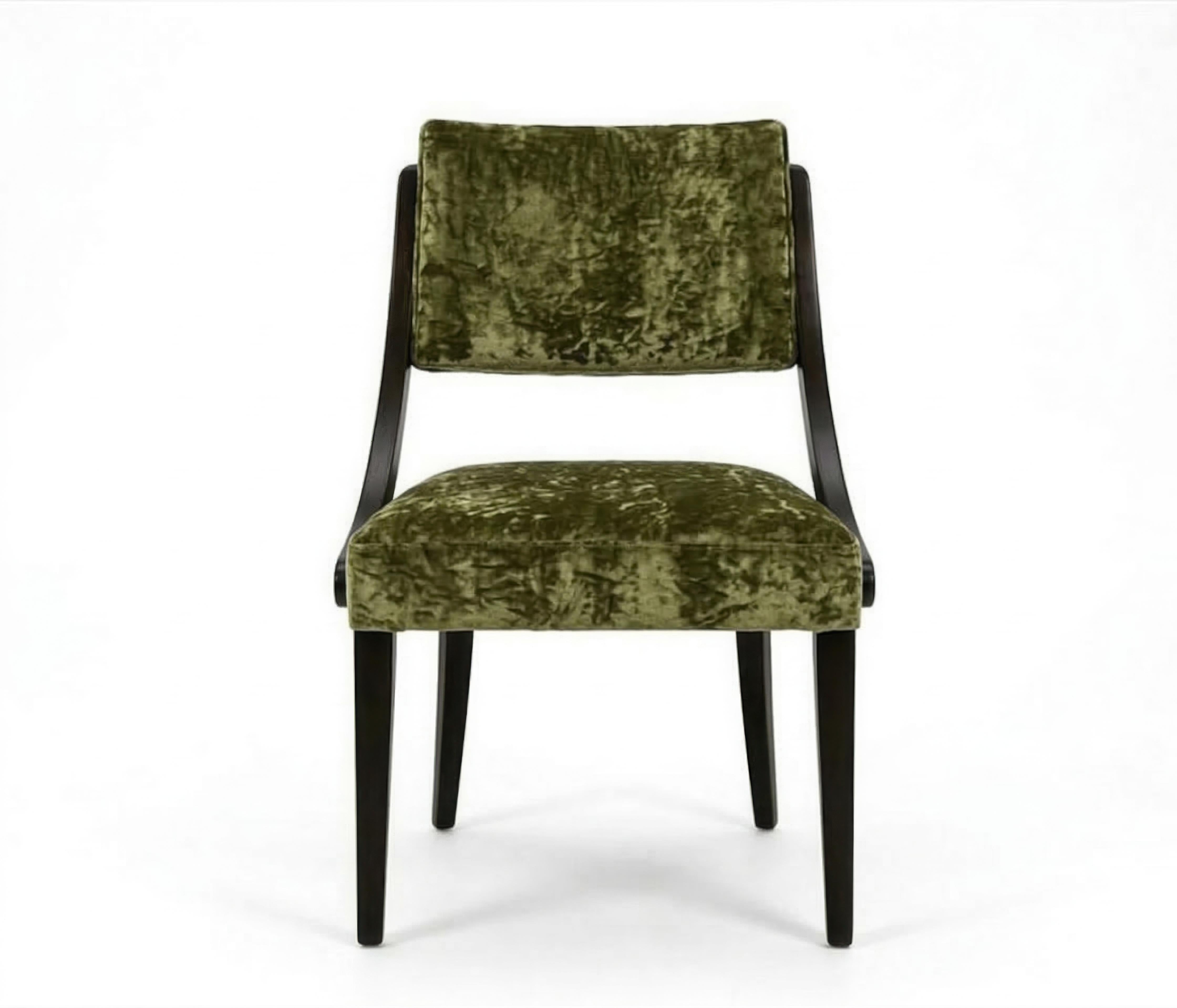 Opera Dining Chair, French Modern Style with Velvet Upholstery and ...