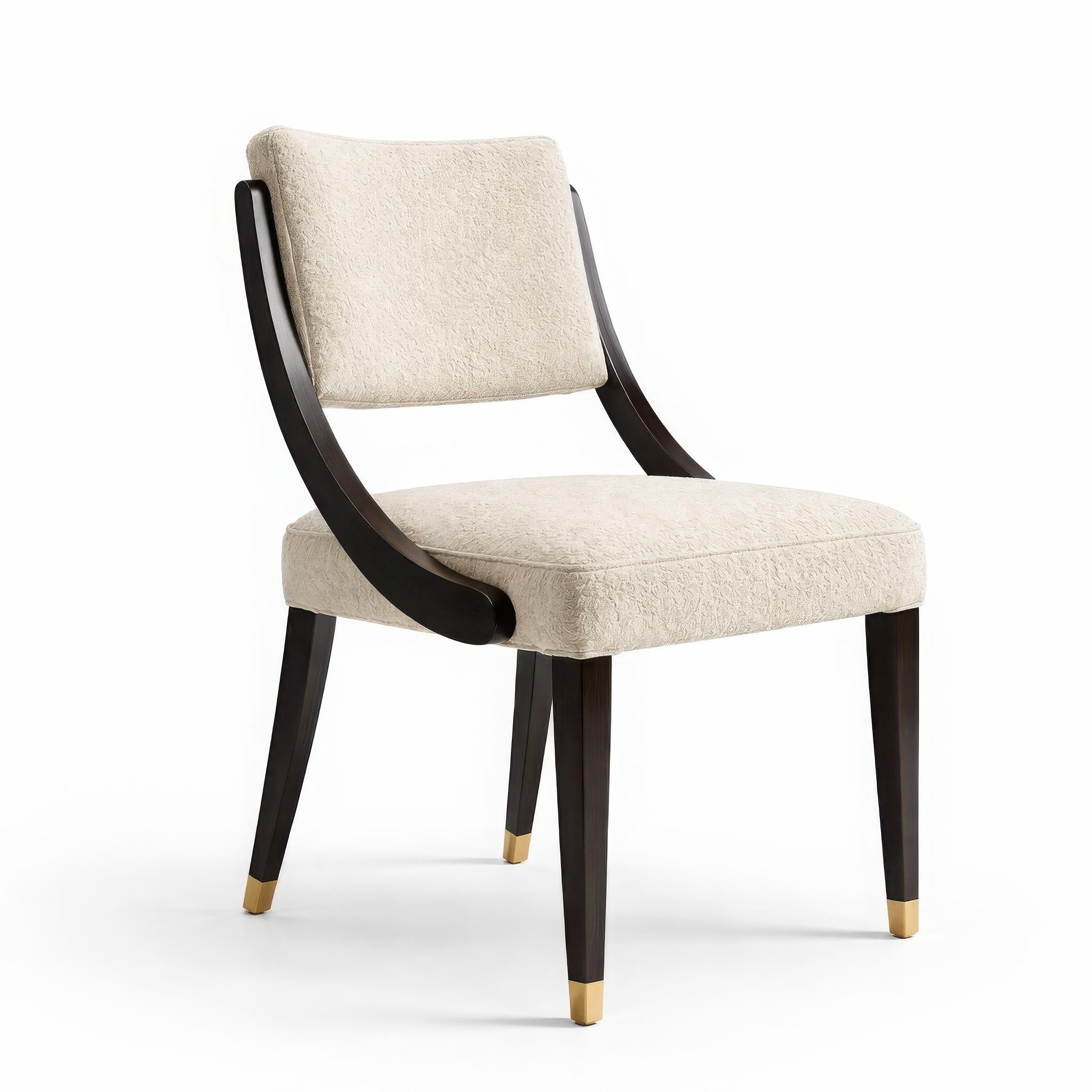 Opera Dining Chair, French Modern Style with Velvet Upholstery and ...