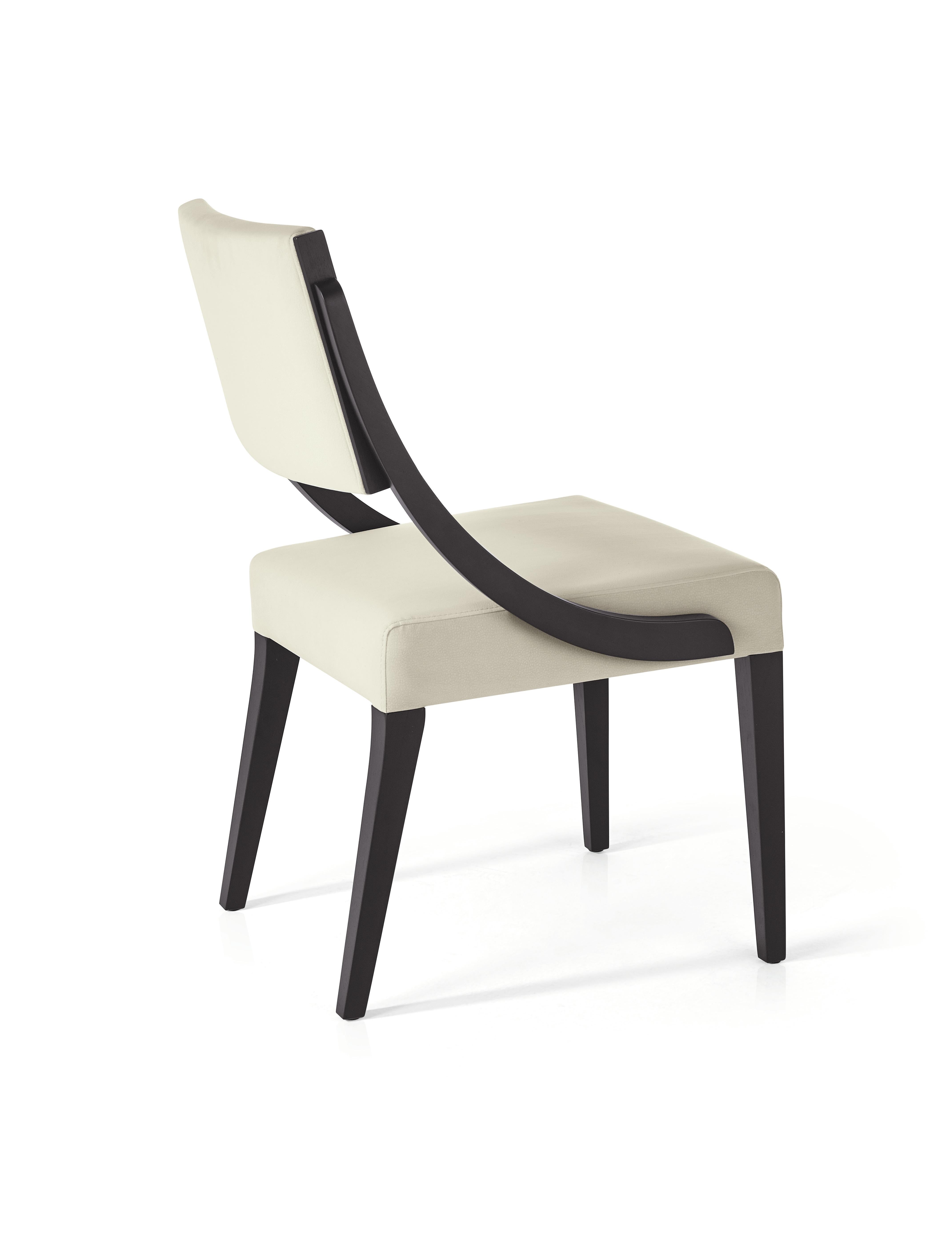 cream leather dining chairs