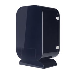 Opera Glossy Blue Humidor Cabinet