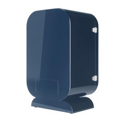 Opera Glossy Light Blue Humidor Cabinet