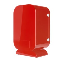 Opera Glossy Red Humidor Cabinet