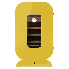 Opera Glossy Yellow Humidor Cabinet