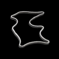 Opera Length 70.60 Carat Round Diamond Tennis Necklace
