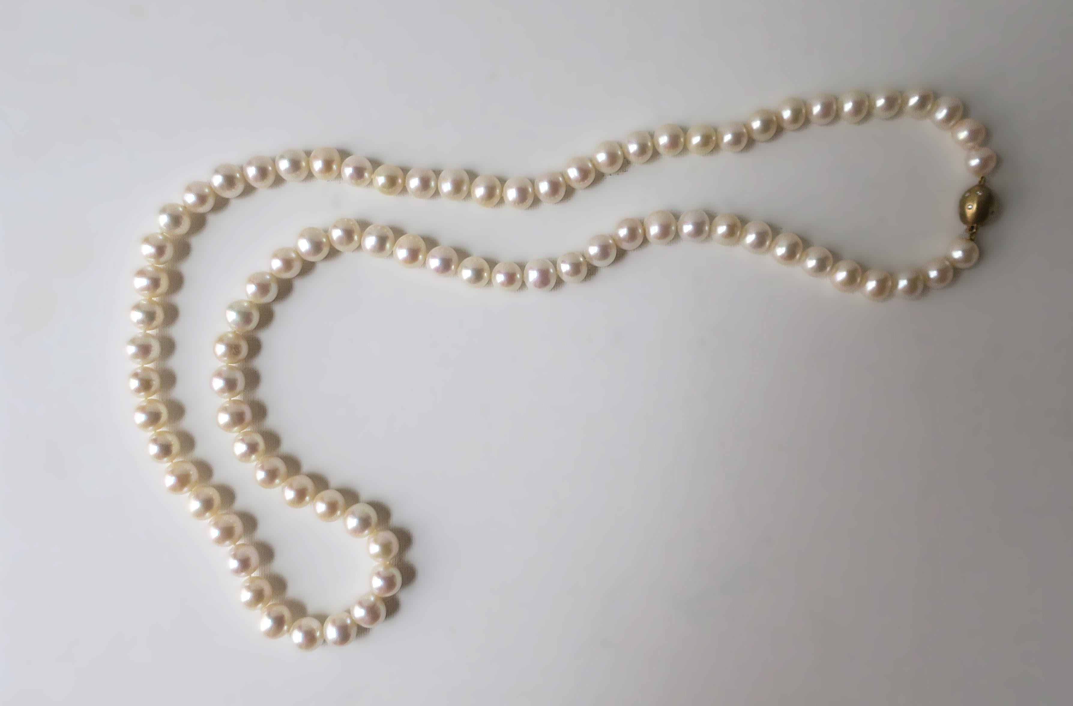 Collana Opera con perle e diamanti in oro 18 carati in vendita 3