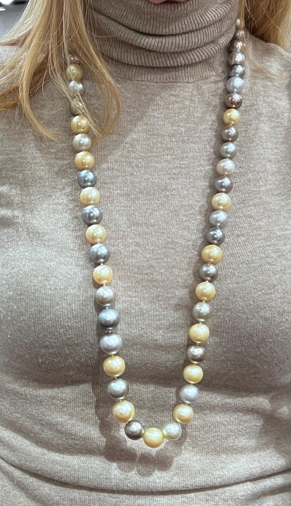 Tahitian Pearl Coin Necklace – Aydee By The Sea