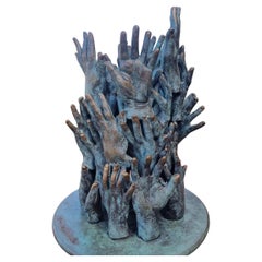 Opera magna in bronzo Mani della Pace di Gino Masciarelli del 900