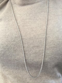 Opera Tennis Necklace 12 Carats 36 Inch