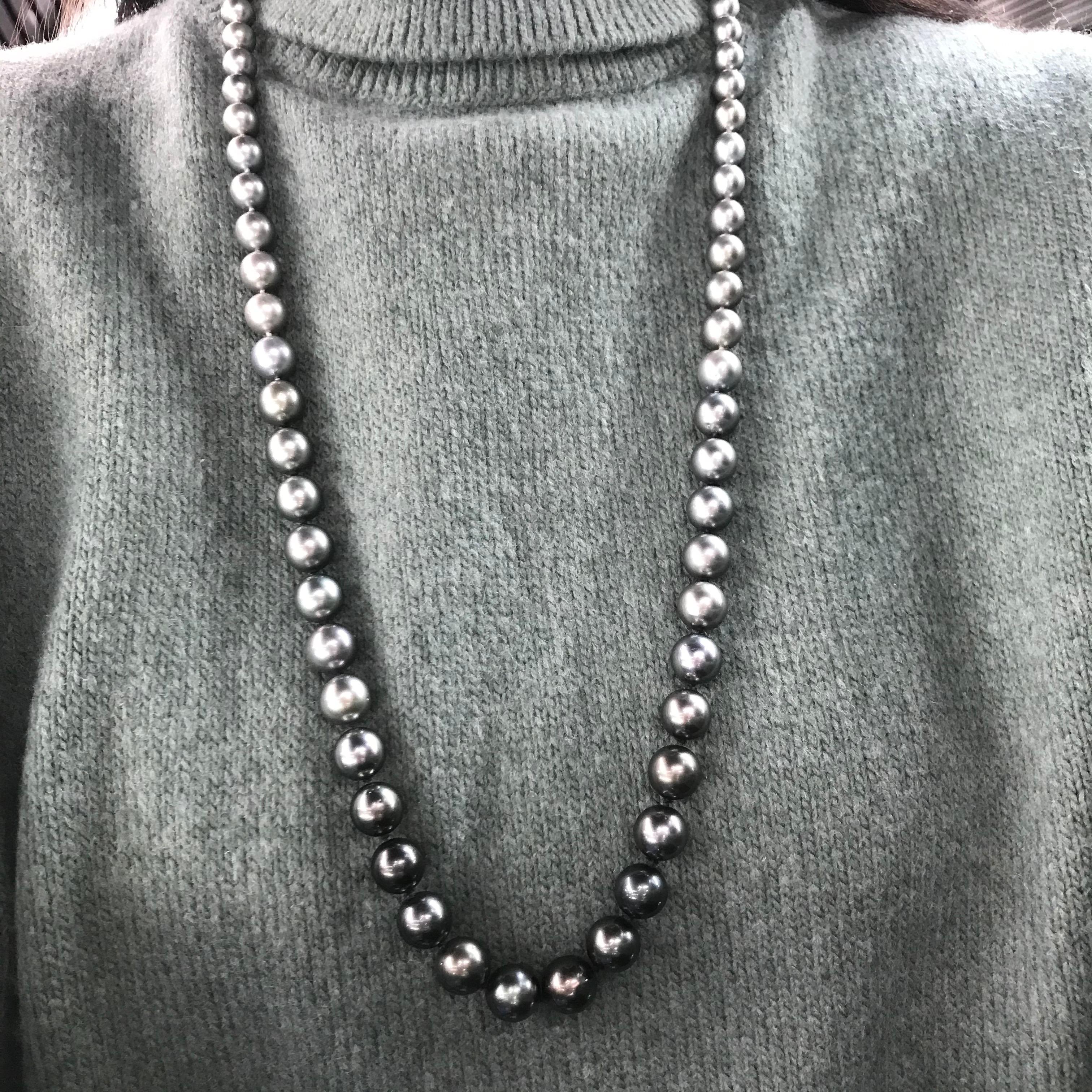 ombre pearl necklace