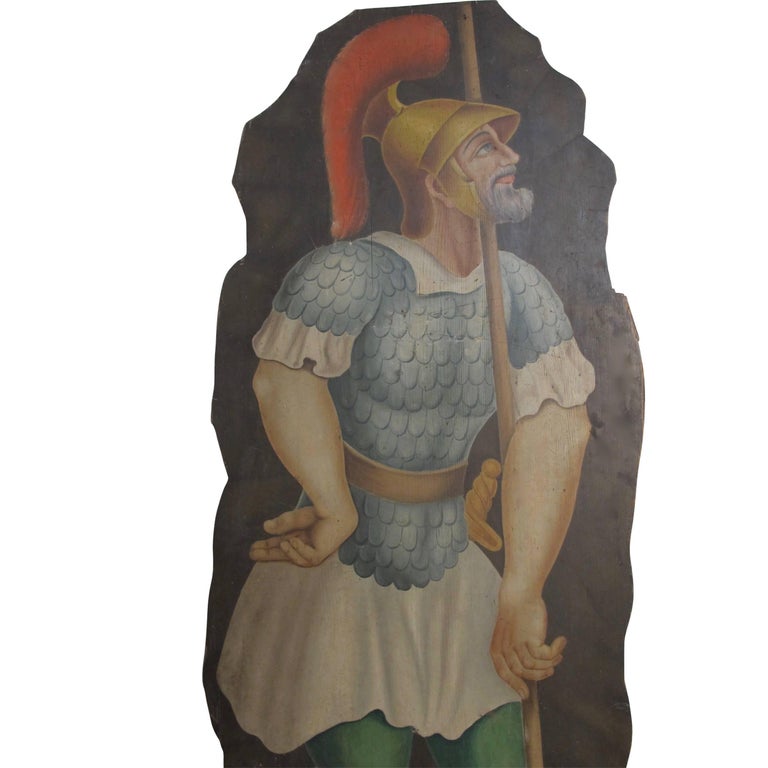 Opera or Theatre HandPainted on Wood Dummy Boards, 19th Century For