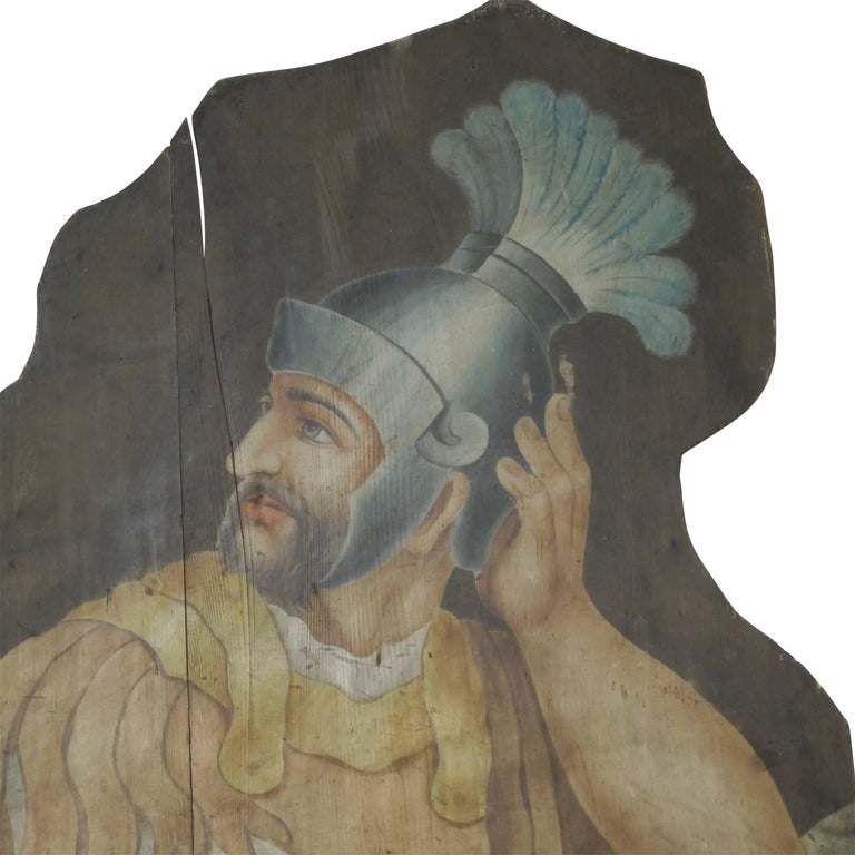 Opera or Theatre HandPainted on Wood Dummy Boards, 19th Century For