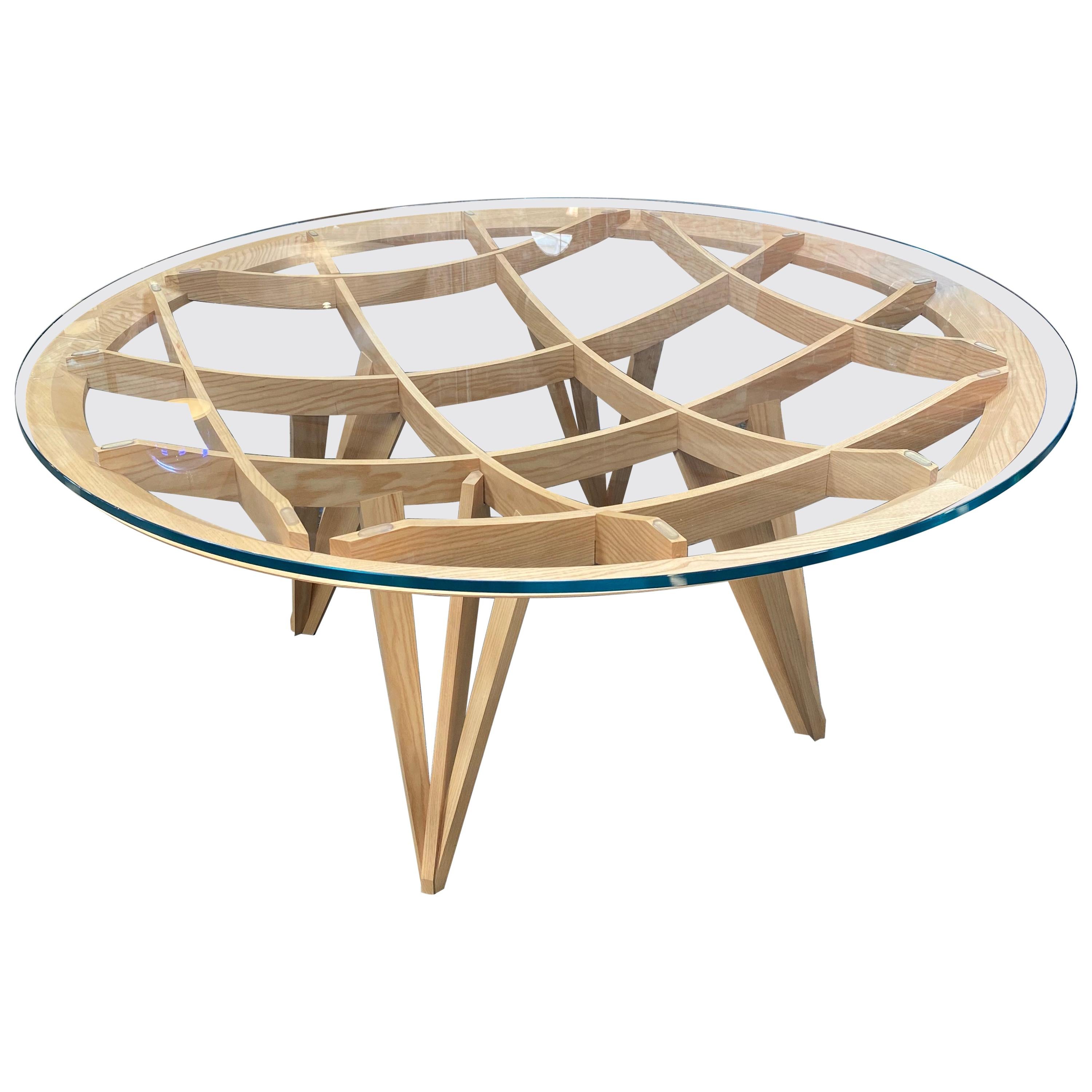 "Opera" Round Dining Table Drawn by Mario Bellini For Sale