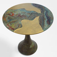 Opera' Small Polychrome Metal Side Table