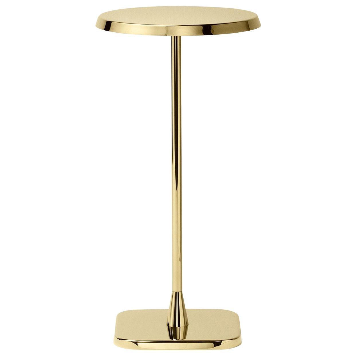 Oper Opera, kleiner runder Tisch, Gold, von Richard Hutten