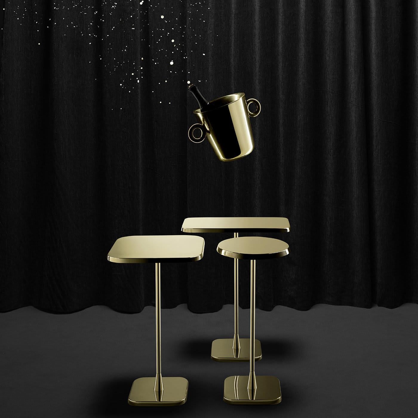 Modern Opera Squared Table Gold By Richard Hutten