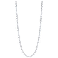 Opera Tennis Necklace 12 Carats 36 Inch