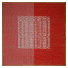 Handwoven piece in a contemporary style - Flag No. 27