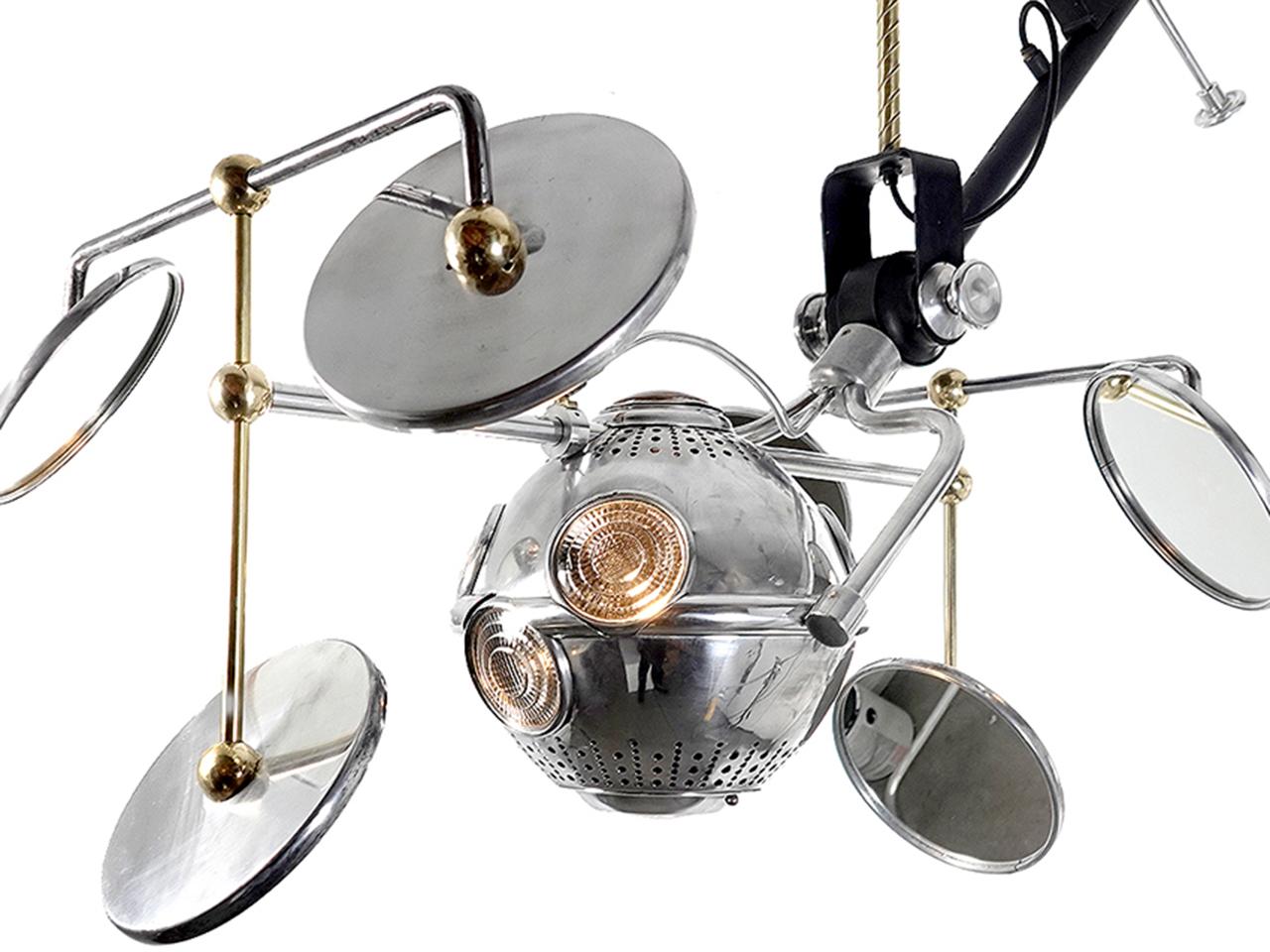 Aluminum Opery Multibeam, Deco Operating Room Lamp For Sale