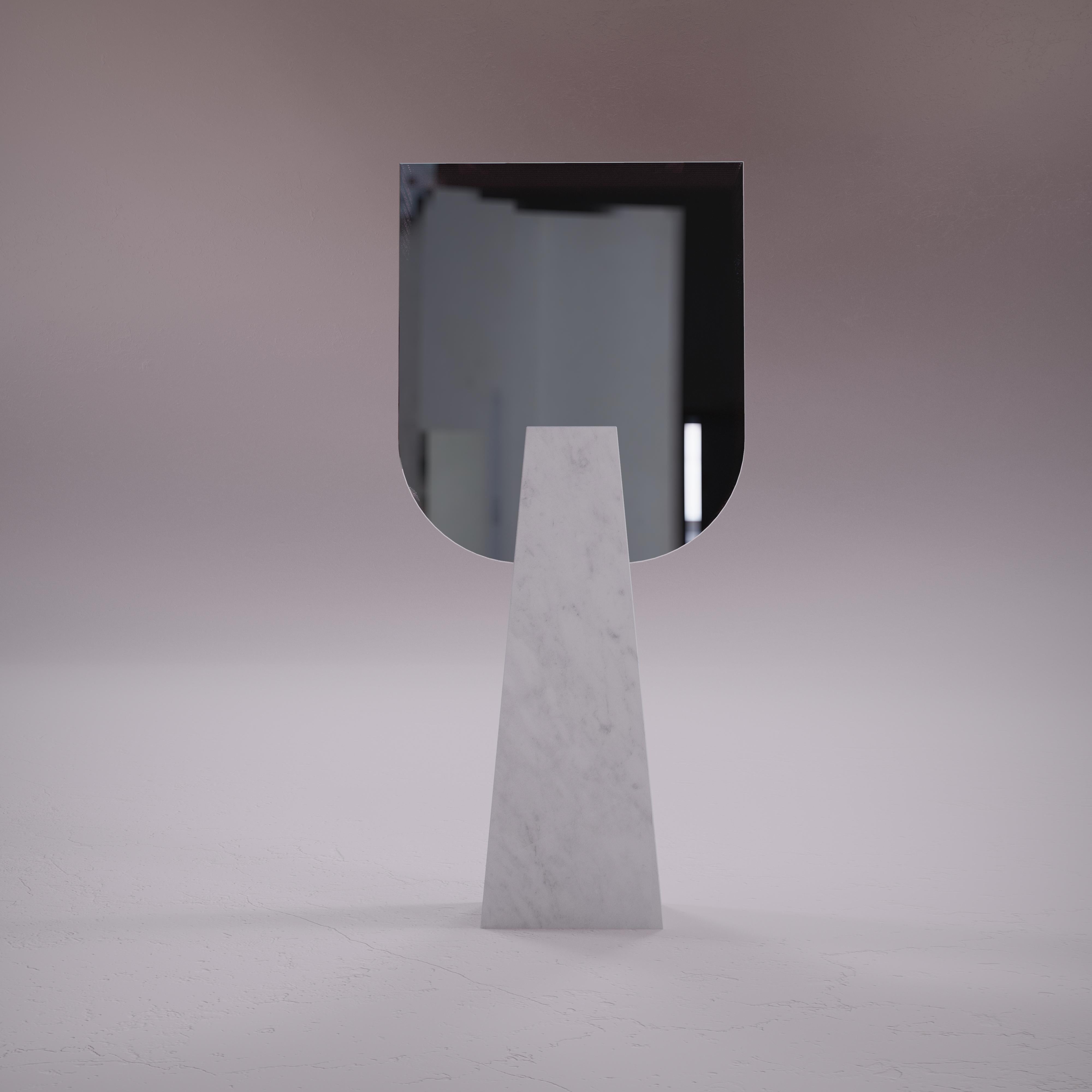 Specchio contemporaneo in Marmo di Carrara von Carcino Design (Italian) im Angebot