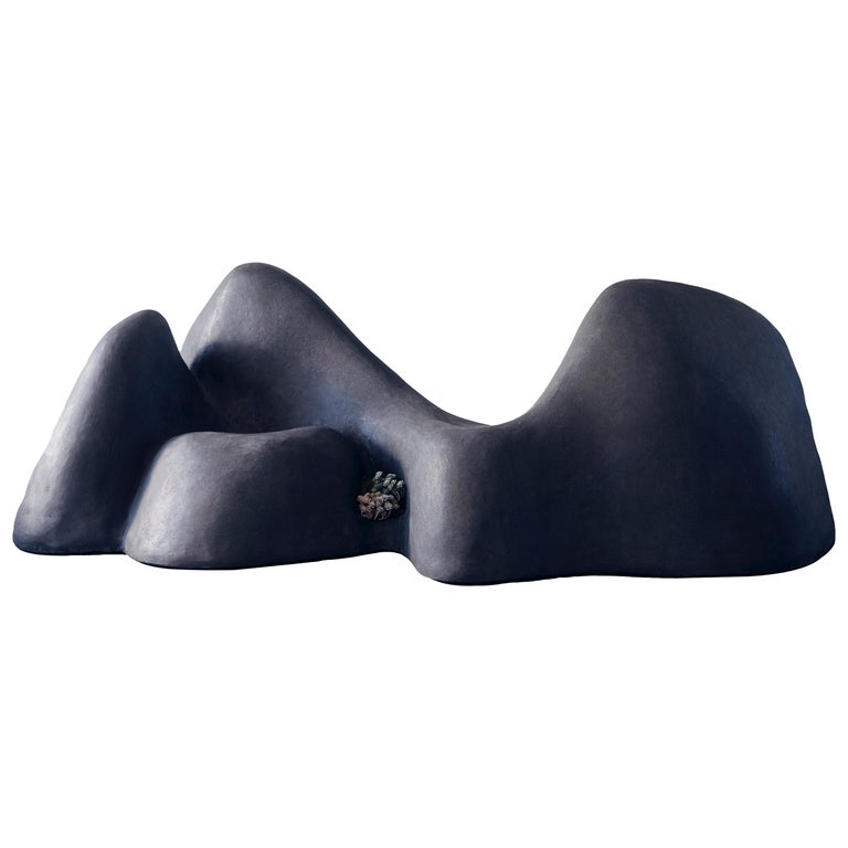 Soy Una Roca, Sculptural Concrete Seat by OPIARY For Sale