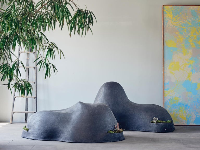 Modern OPIARY 'Soy Una Roca' Sculptural Concrete Seat  For Sale
