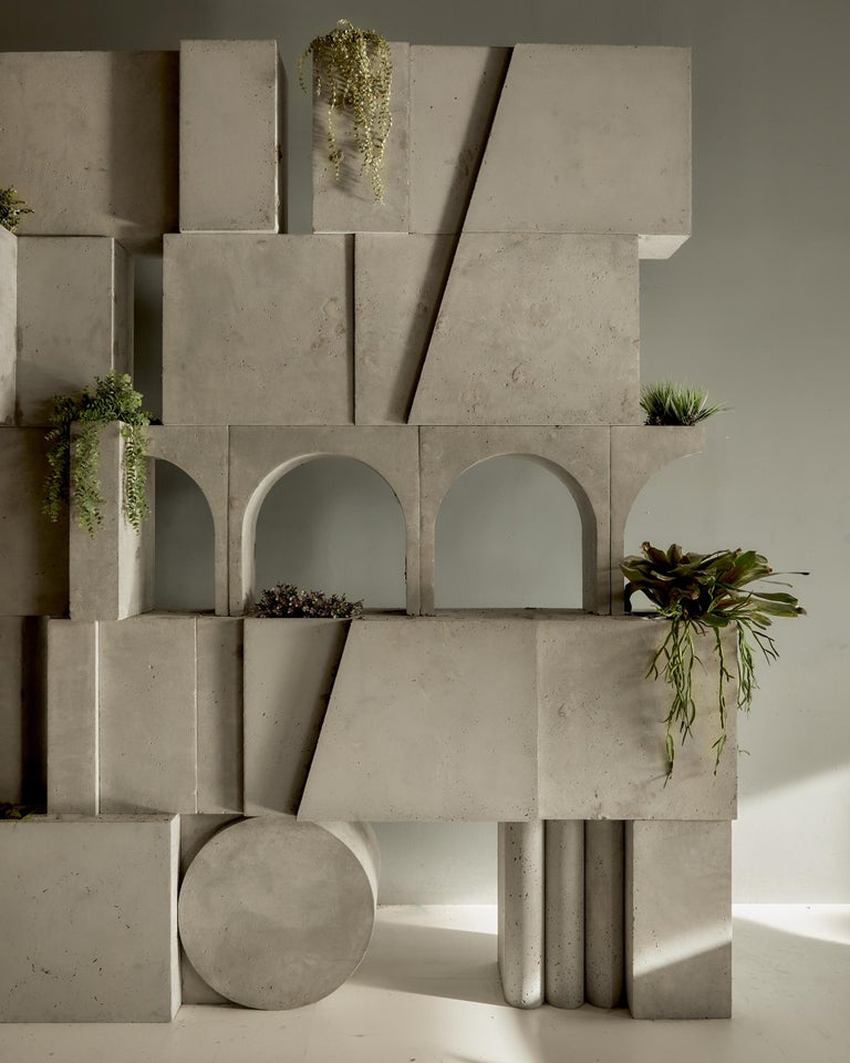Opiary Concrete Spolia Wallscape 'Customizable' 'Price on Request' In New Condition For Sale In Brooklyn, NY