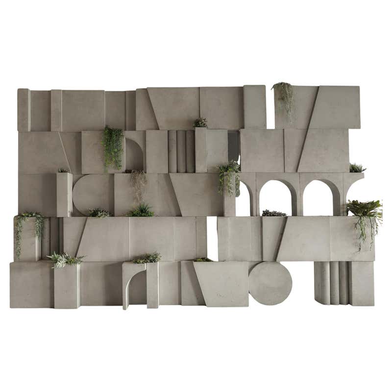 Wallscape OPIARY Planted Concrete Wallscape 'Customizable''Price Per Sq Ft' For ...