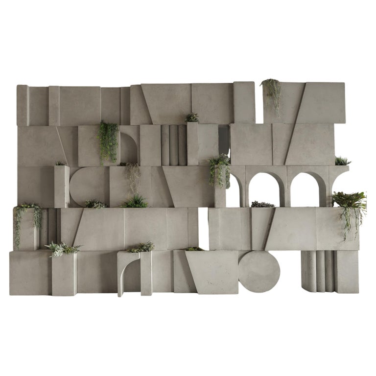 Opiary Concrete Spolia Wallscape 'Customizable' 'Price on Request' For Sale