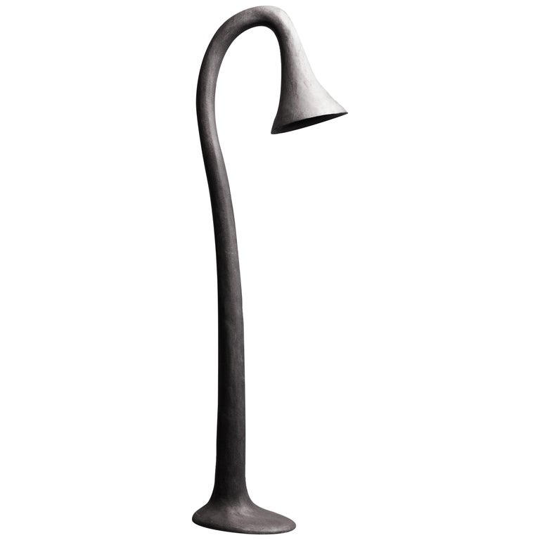 Concrete Hoodoo Standing Lamp by OPIARY (H86") For Sale
