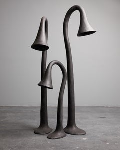 Concrete Hoodoo Standing Lamp by OPIARY (H86")