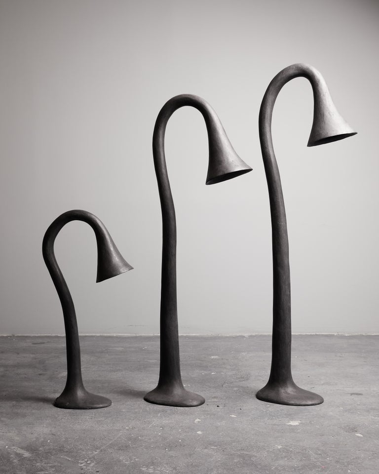 Modern Concrete Hoodoo Standing Lamp by OPIARY (H86